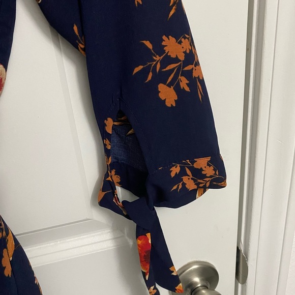 Sweat Rain Flower Blouse M - Picture 6 of 7